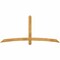 Ekena Millwork Bellingham Rough Sawn Timber Gable Bracket, Western Red Cedar, 84"W x 38"H x 2"D x 4"F, 11/12 Pitch GBW084X38X0204BEL00RWR - alternate 1
